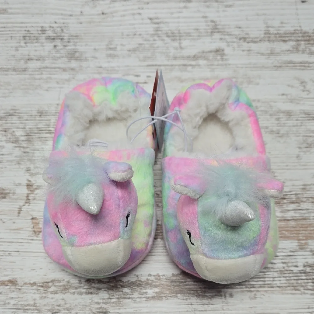 Cat & Jack™ Magic Unicorn Slippers | Small (5/6)